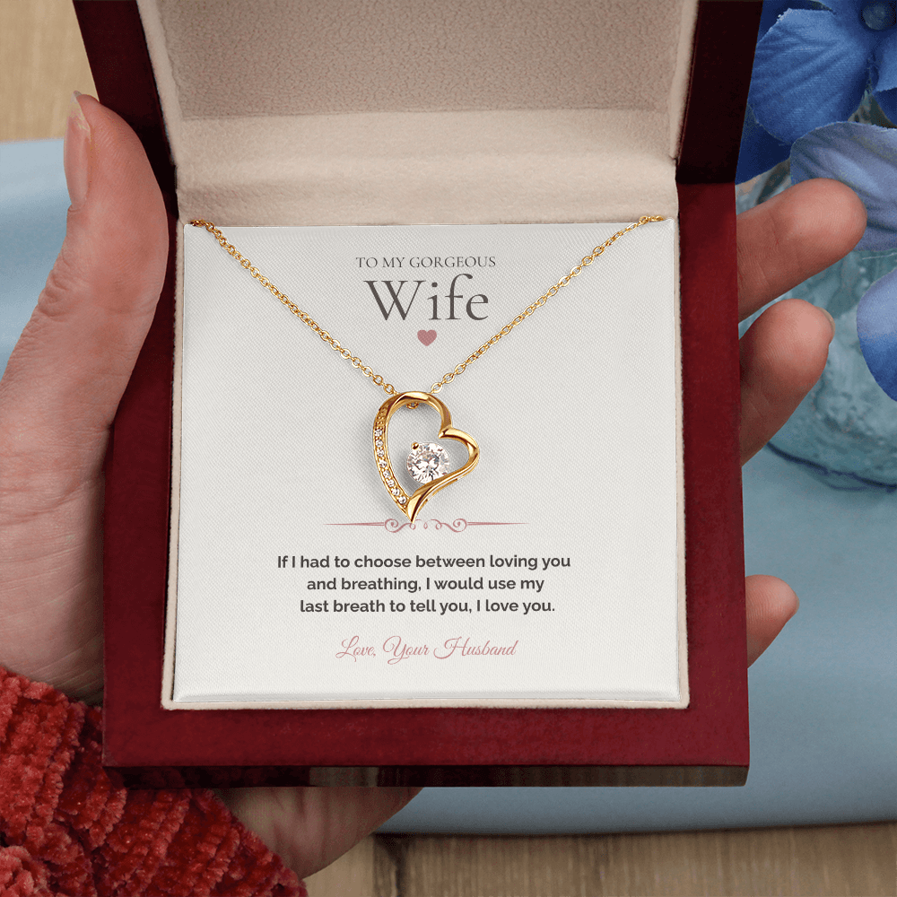 Gift for Wife – Timeless Necklace with Heartfelt Note
