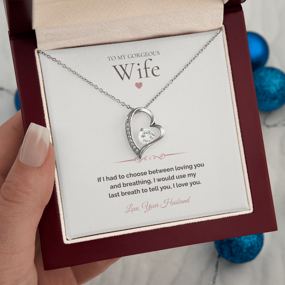 Gift for Wife – Timeless Necklace with Heartfelt Note