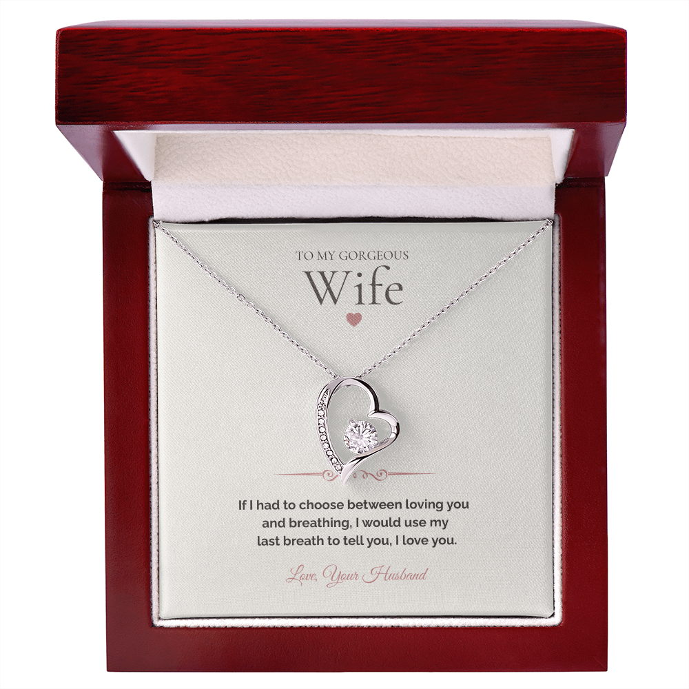 Gift for Wife – Timeless Necklace with Heartfelt Note