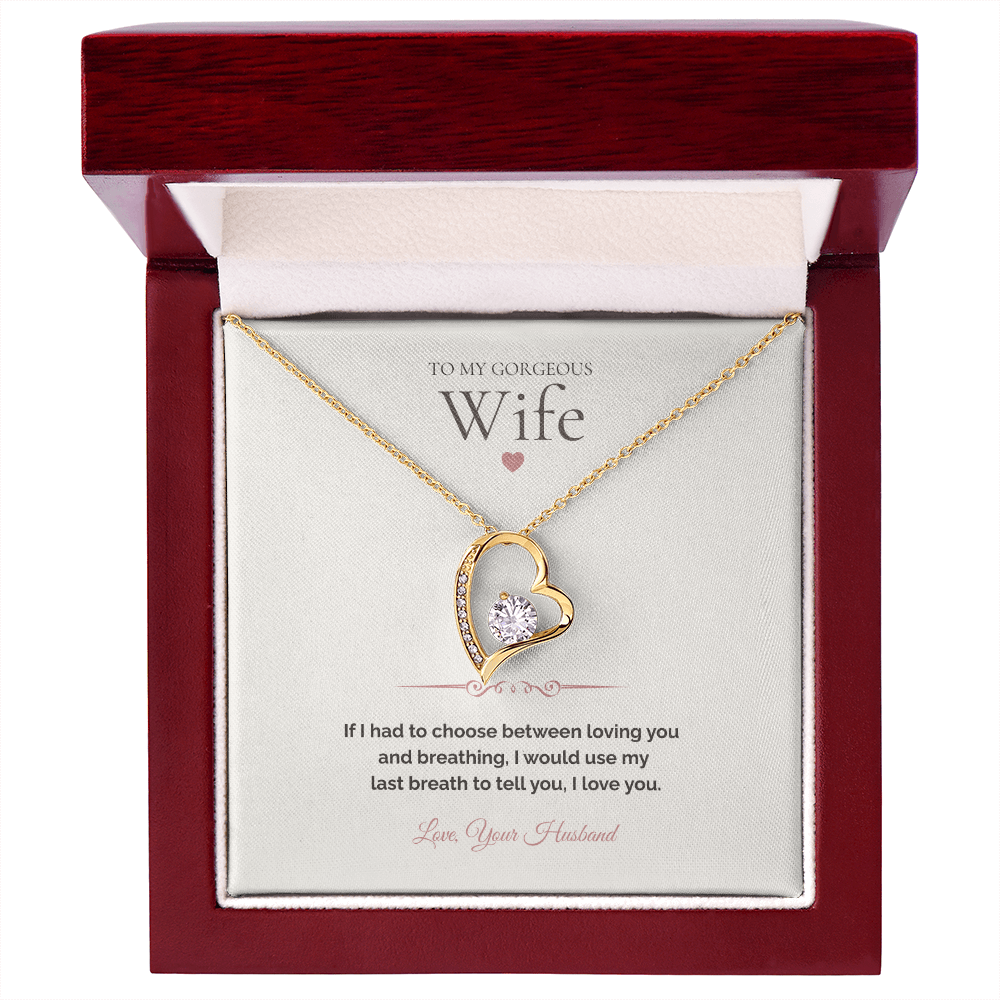 Gift for Wife – Timeless Necklace with Heartfelt Note