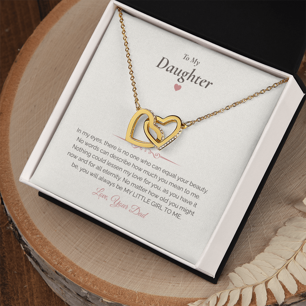 To My Daughter – Meaningful Necklace with Message Card