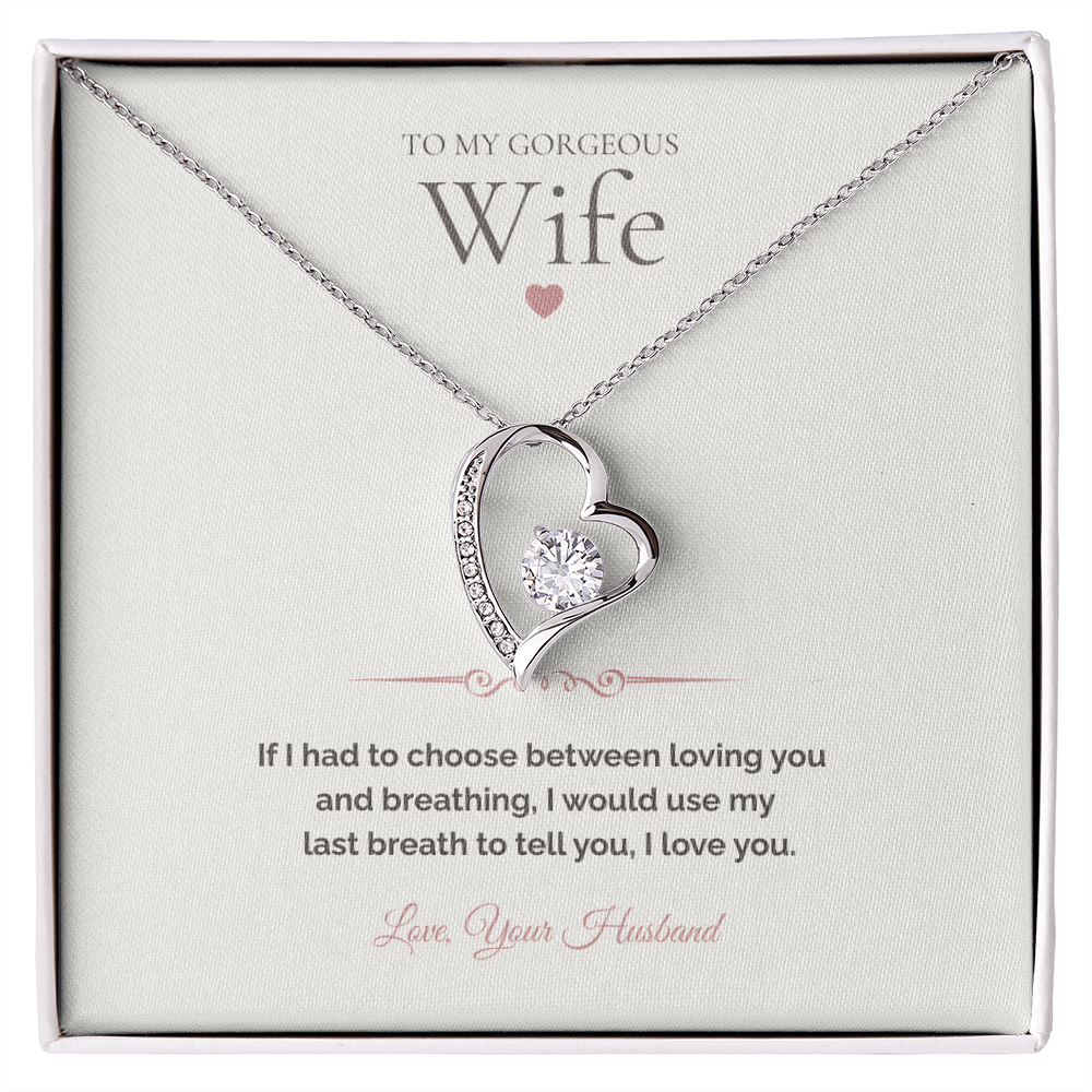 Gift for Wife – Timeless Necklace with Heartfelt Note