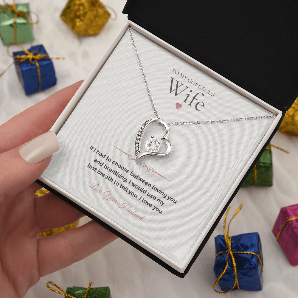 Gift for Wife – Timeless Necklace with Heartfelt Note