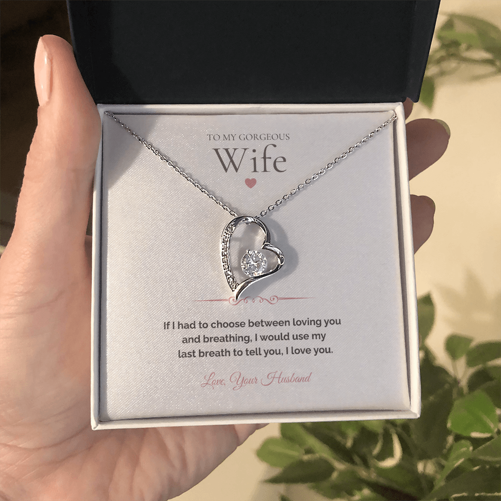 Gift for Wife – Timeless Necklace with Heartfelt Note