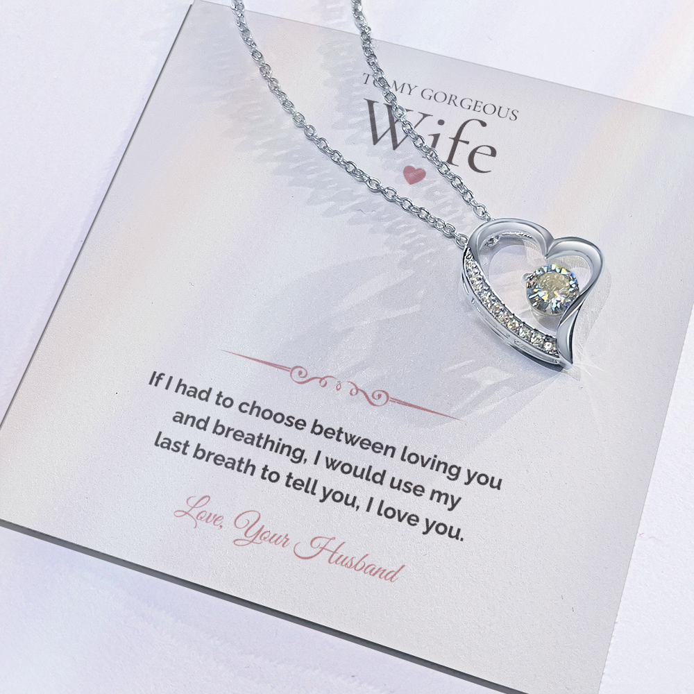 Gift for Wife – Timeless Necklace with Heartfelt Note