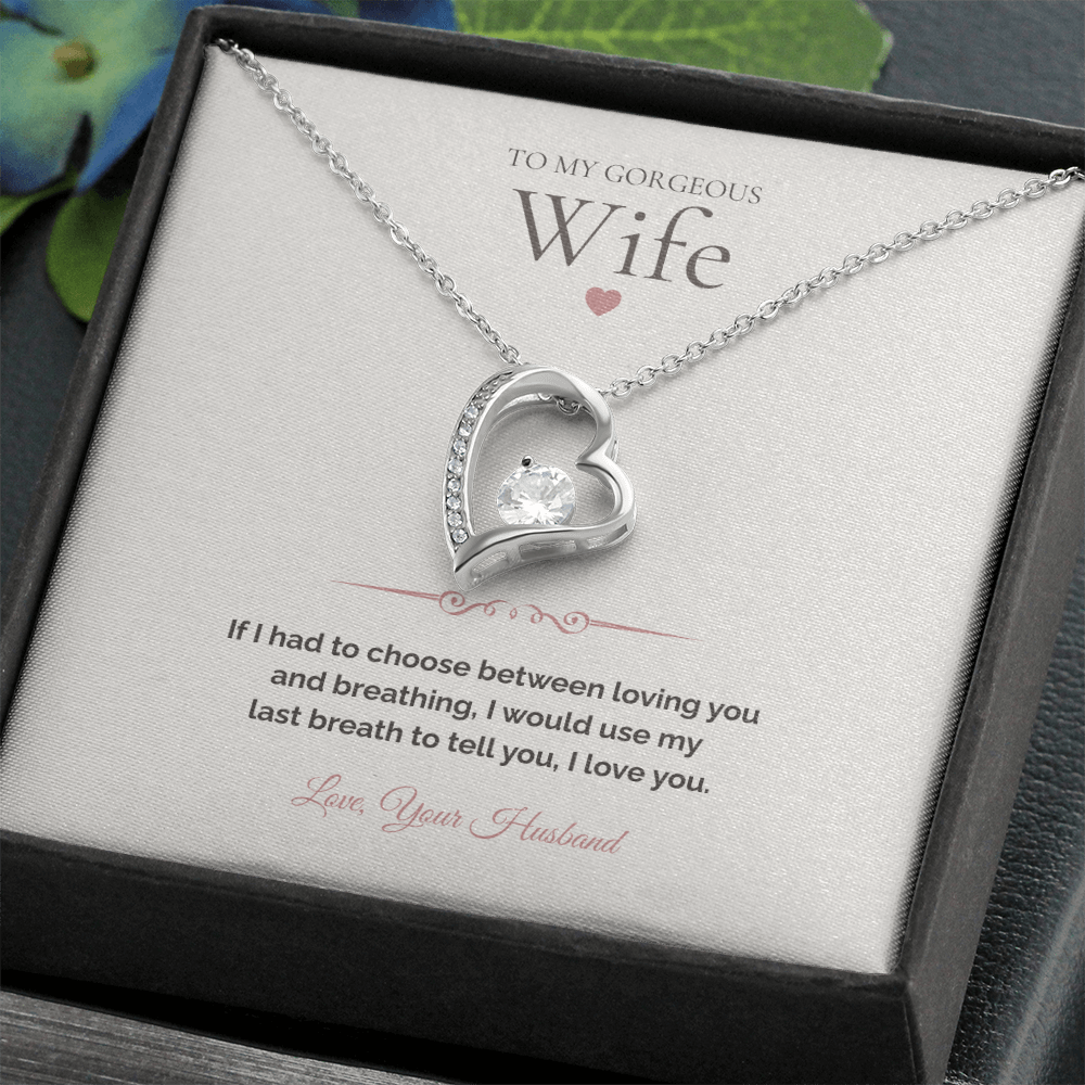 Gift for Wife – Timeless Necklace with Heartfelt Note