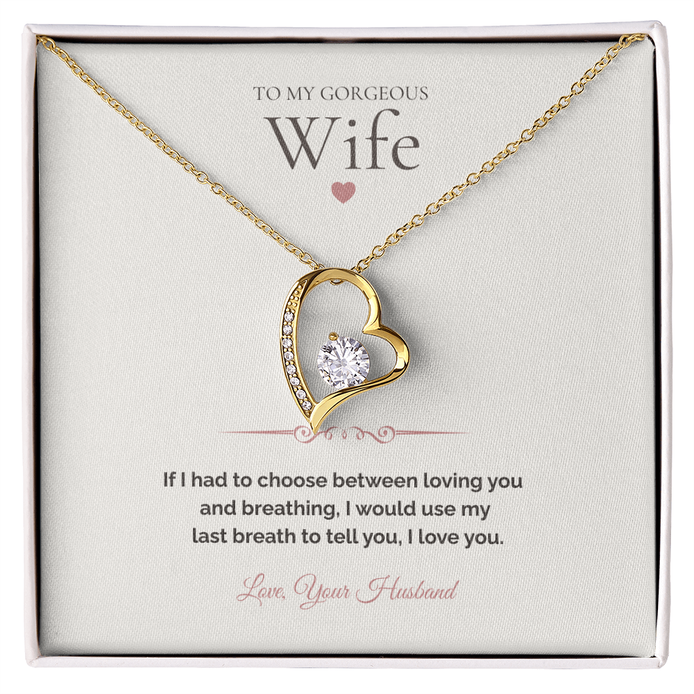 Gift for Wife – Timeless Necklace with Heartfelt Note
