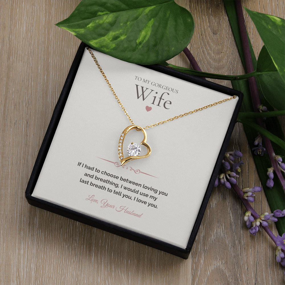 Gift for Wife – Timeless Necklace with Heartfelt Note