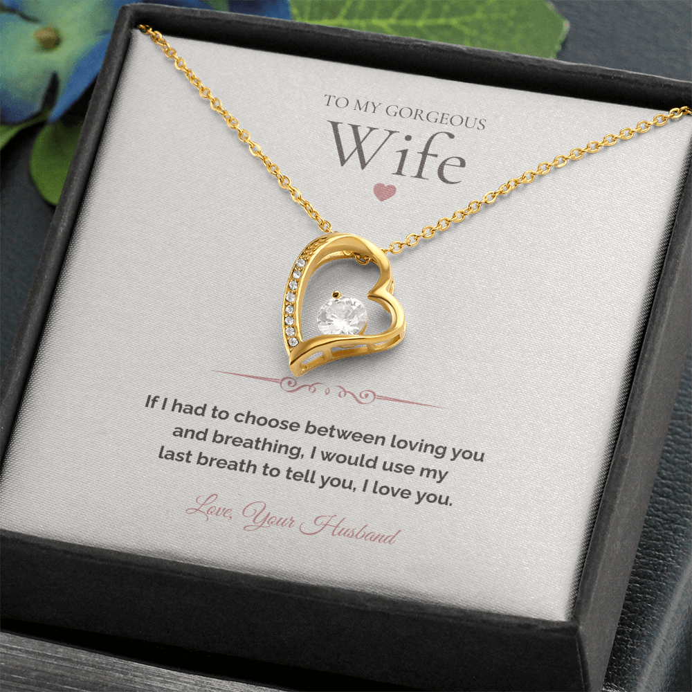Gift for Wife – Timeless Necklace with Heartfelt Note