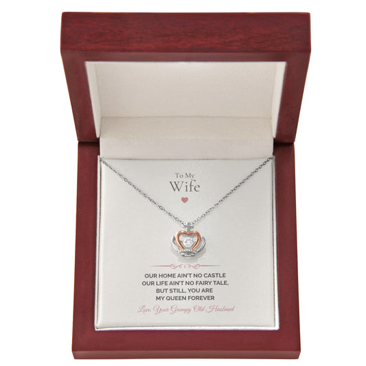 To My Wife – Meaningful Necklace with Heartfelt Message Card